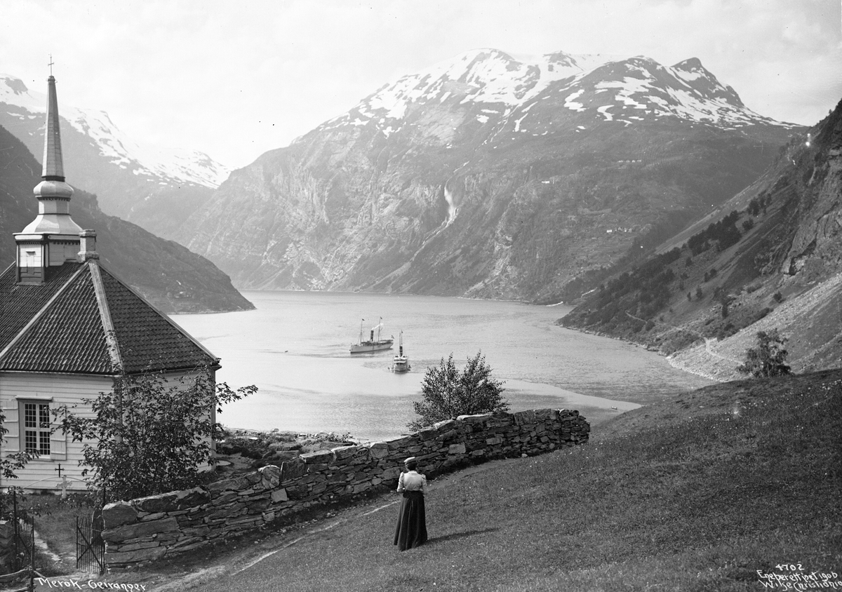Anders Beer Wilse, Prot: Geiranger Merok Kirken og Fjorden
