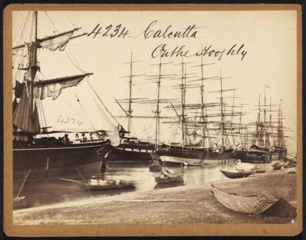 Francis Frith, Calcutta.  On the Hooghly