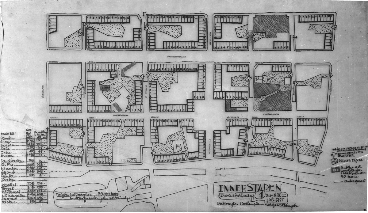 Uppsala-Bild, Byggnadsritning, Uppsala, sannolikt 1957-1958
