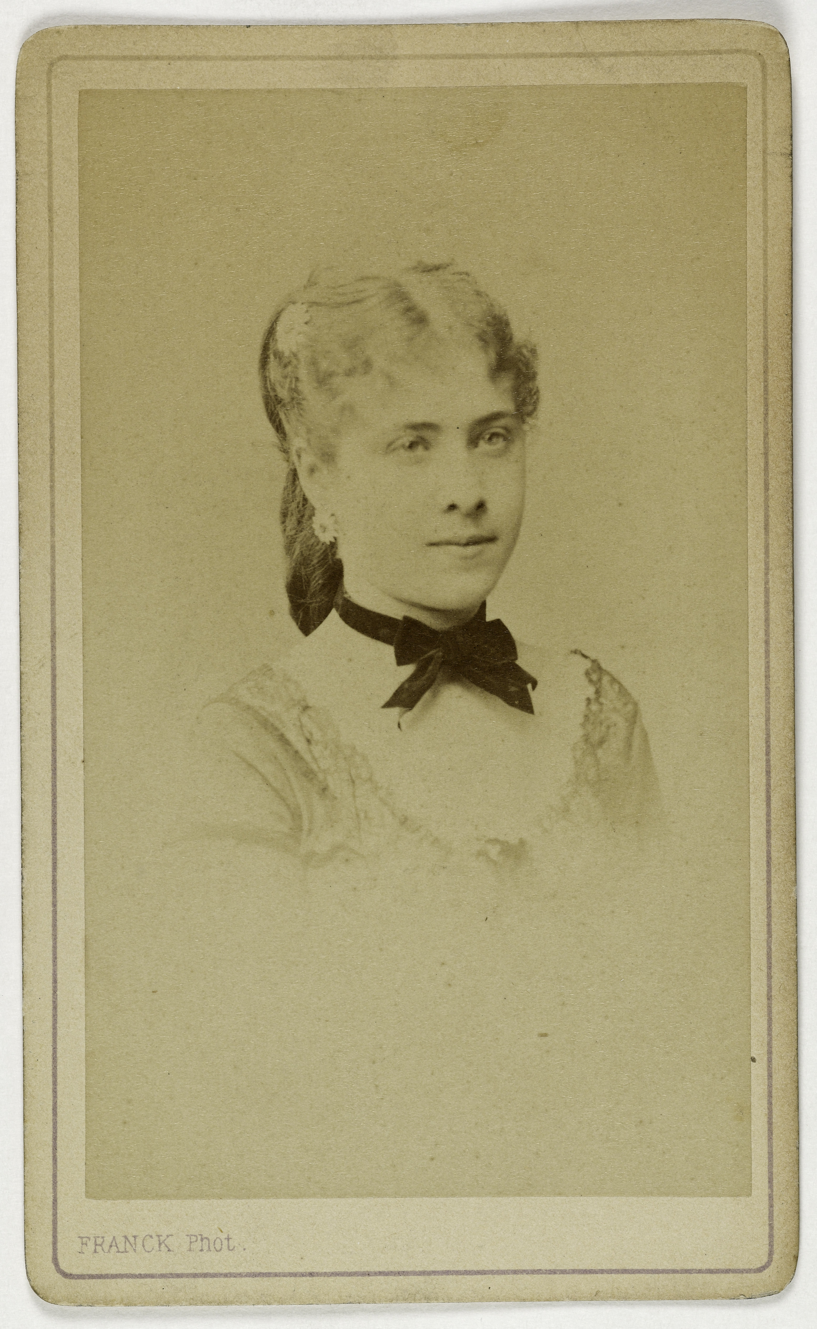 Franck, Portrait d'Hélène Guyot ou Guyon, (actrice au théâtre de la Gaité)