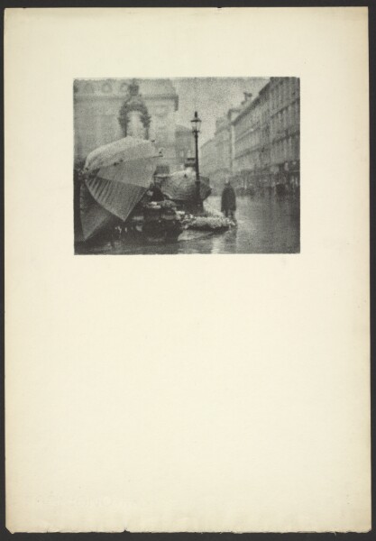 Günther Krampf, [Rainy street scene]