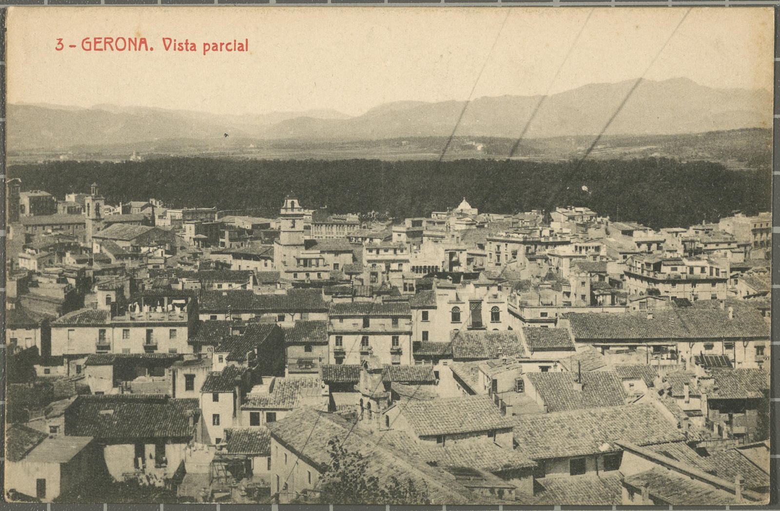 Desconegut, 3 - GERONA. Vista parcial