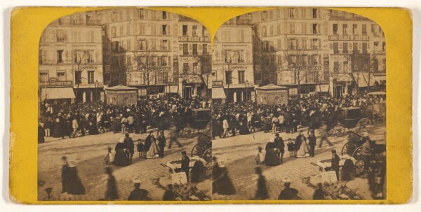 Unknown, Vue Instantanee de Paris. Foire aux Jambons.