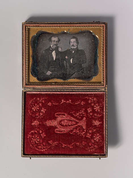 Unknown, [Two Men with Mustaches, Arms Around Each Other]