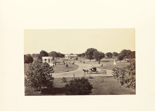 Samuel Bourne, Lucknow; A View in the Wingfield Park