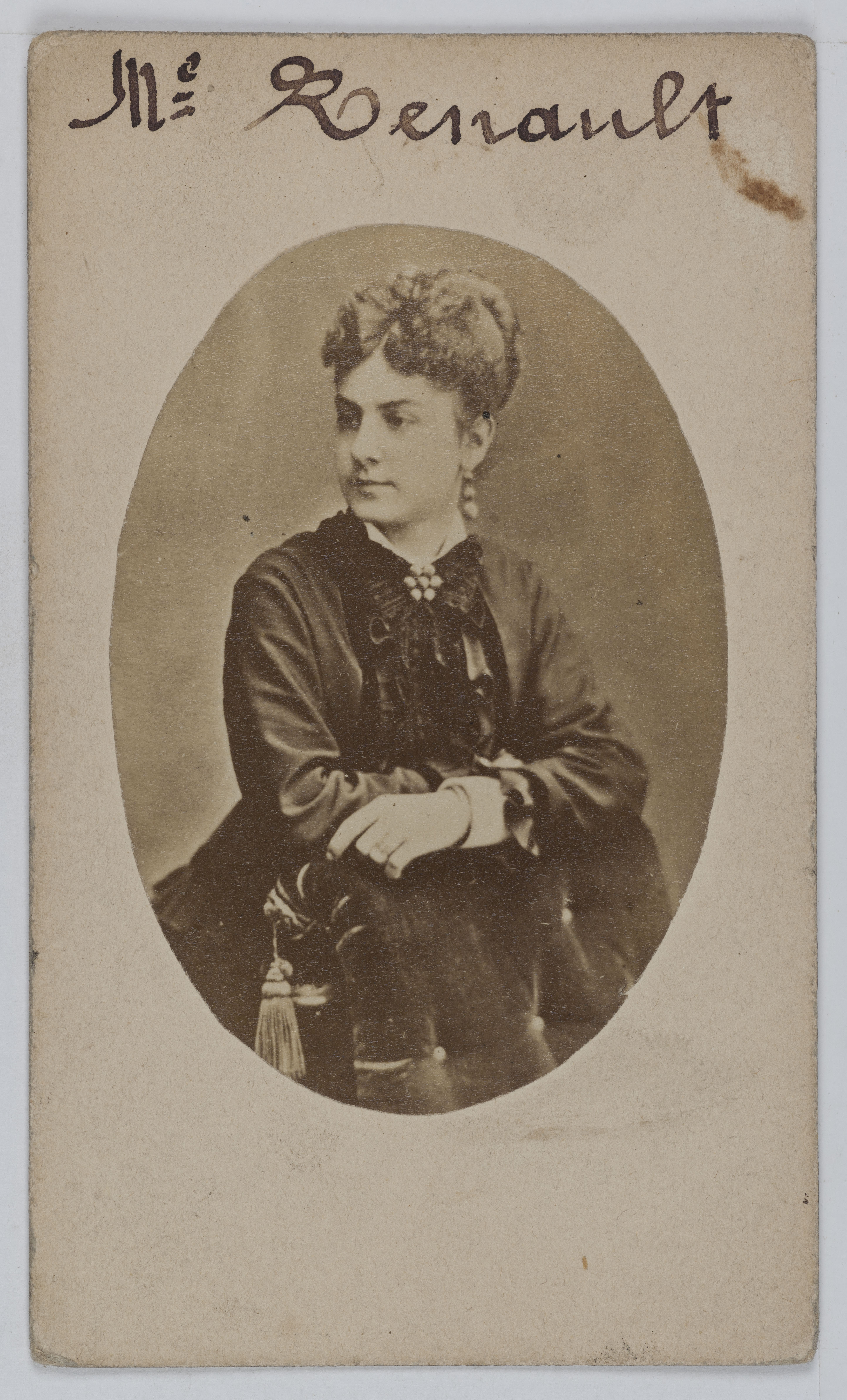 Anonyme, Portrait de Céline Zélie Renault, actrice au Théâtre des Variétés entre 1869 et 1871 ?