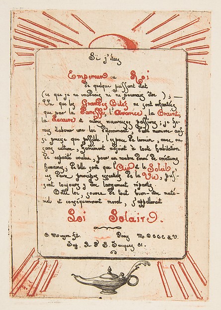 Charles Meryon, Solar Law