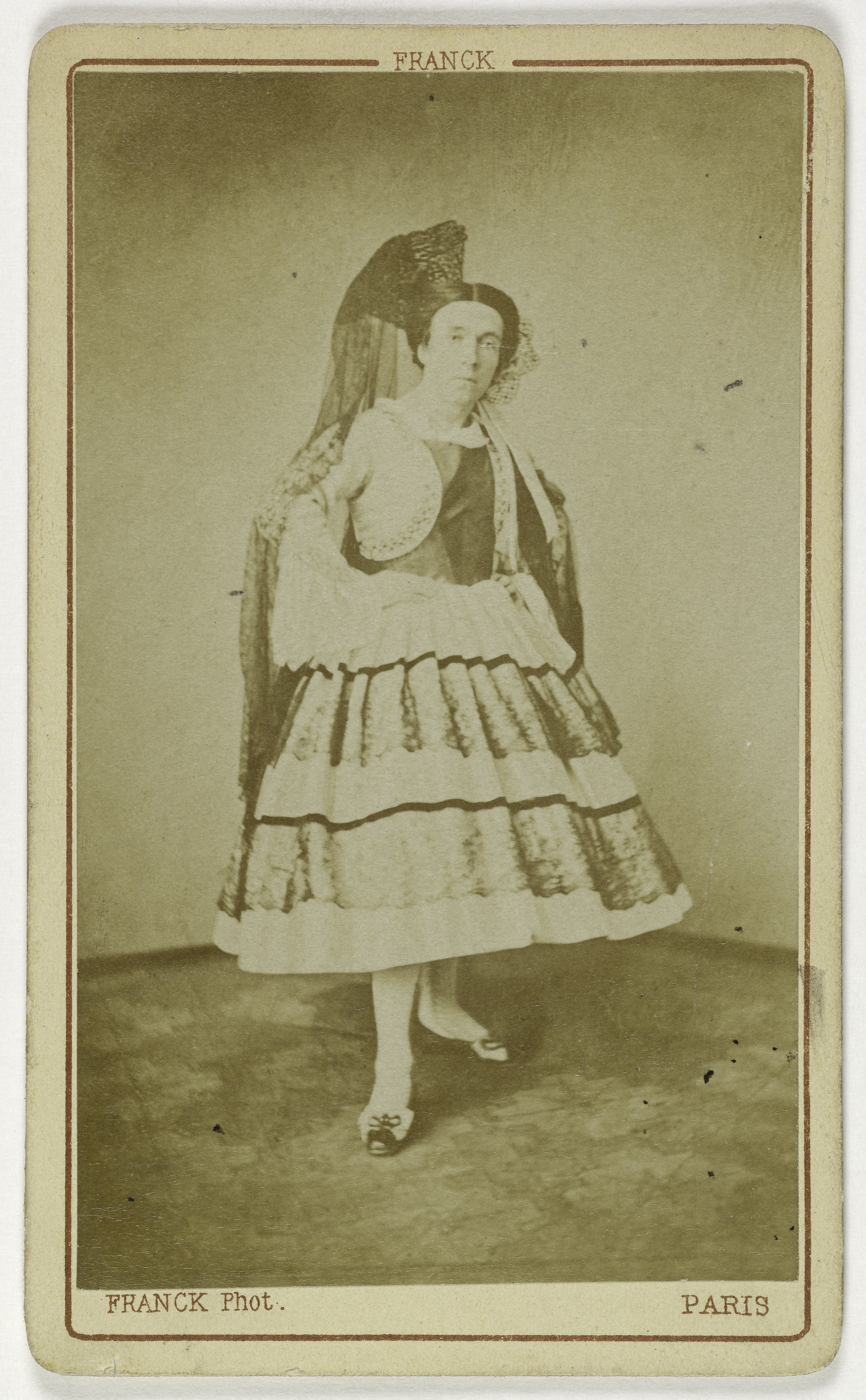 Franck, Portrait de Gil - Pérès, (Jules Charles Pérès Jolin, dit), (1822-1882), (acteur)