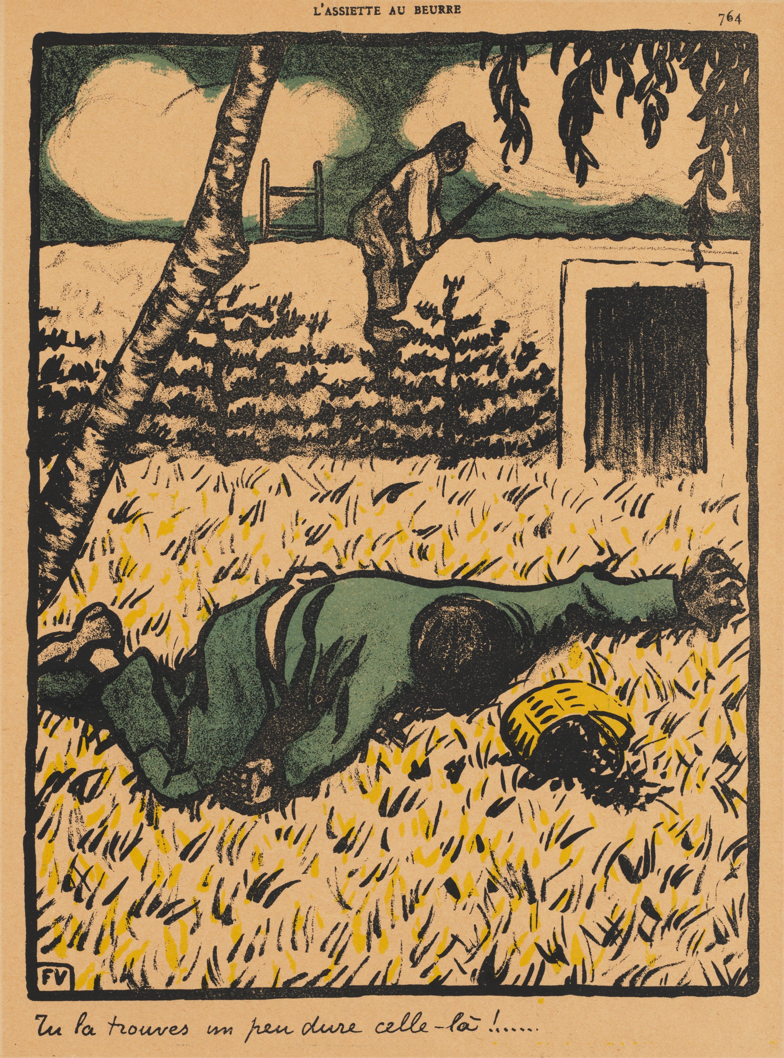 Félix Vallotton, You'll find that's rather a hard one !