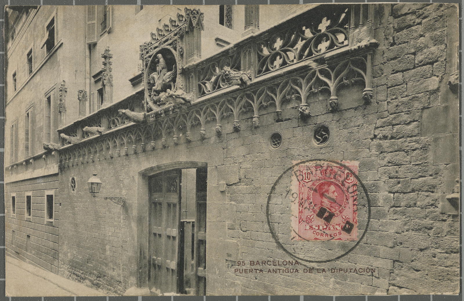 Desconegut, 95 BARCELONA PUERTA ANTIGUA DE LA DIPUTACIÓN