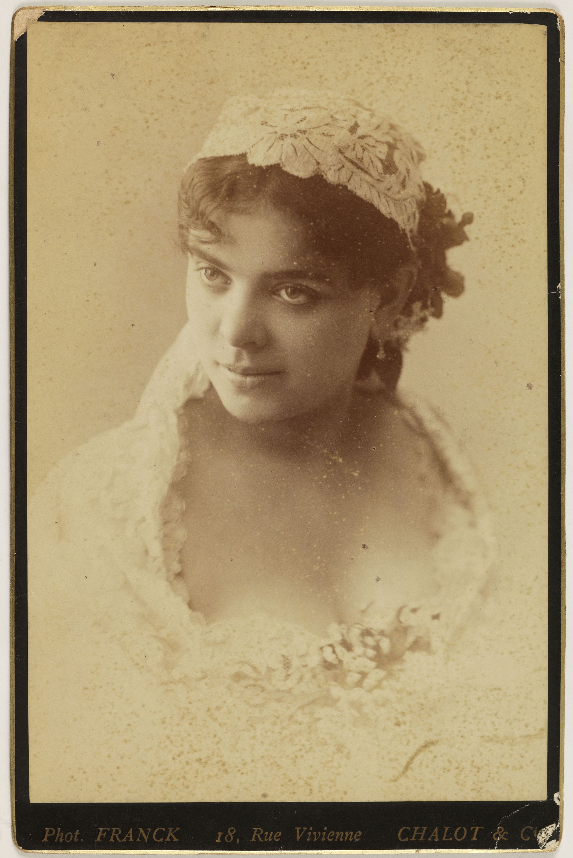 Franck, Portrait de Madame Ali, actrice
