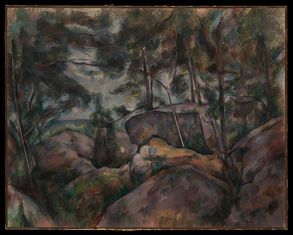 Paul Cézanne, Rocks at Fontainebleau