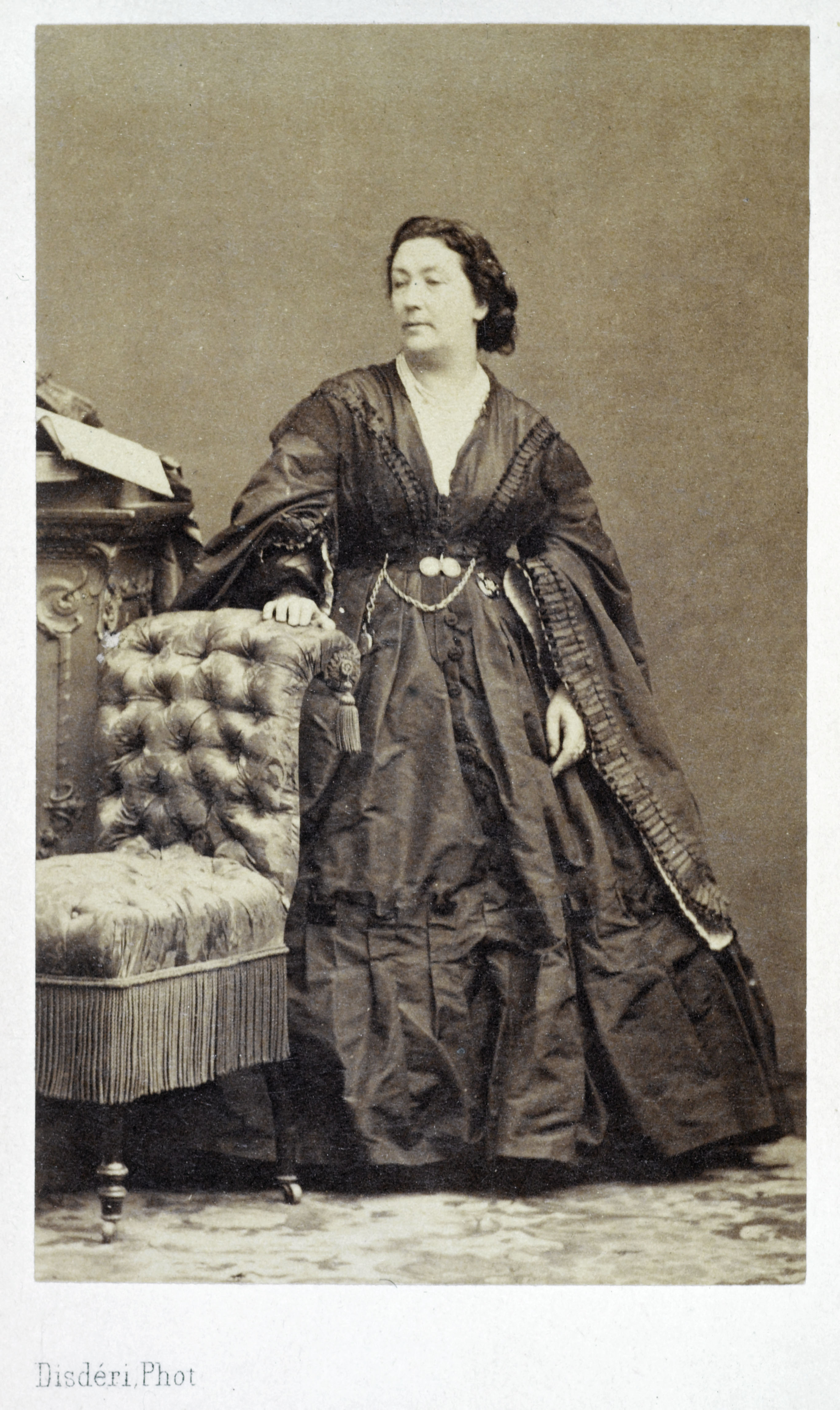 André-Adolphe-Eugène Disdéri, Portrait de Grisi Giulia, (1811-1869), (actrice)