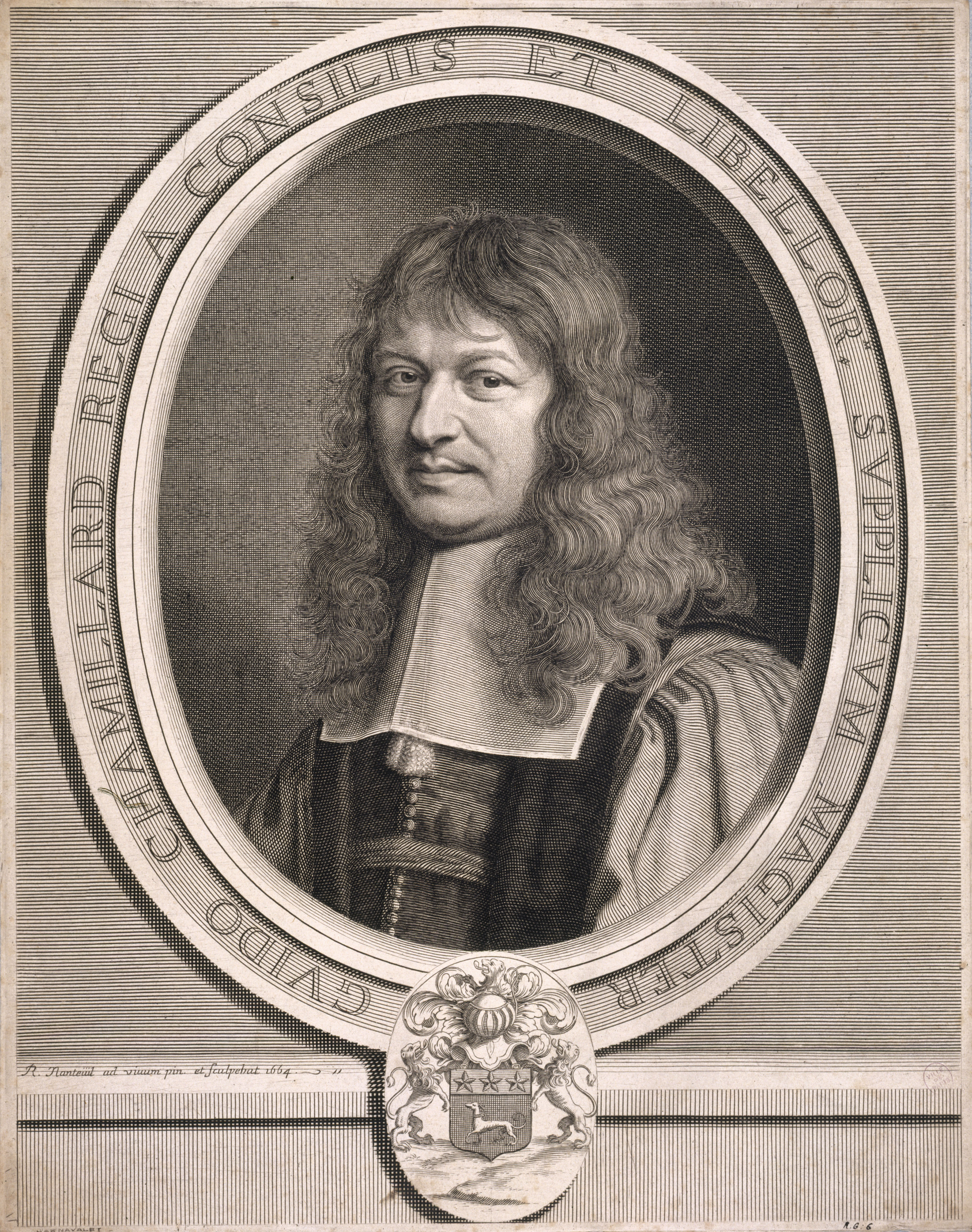 Robert Nanteuil, Guido Chamillard, maître des requêtes. 1664.