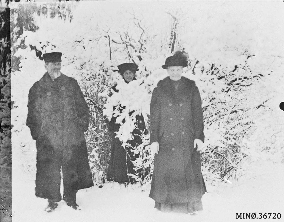 Ellert Kleven, Personer i vinterlandskap - Nils, The og Ingeborg Kleven