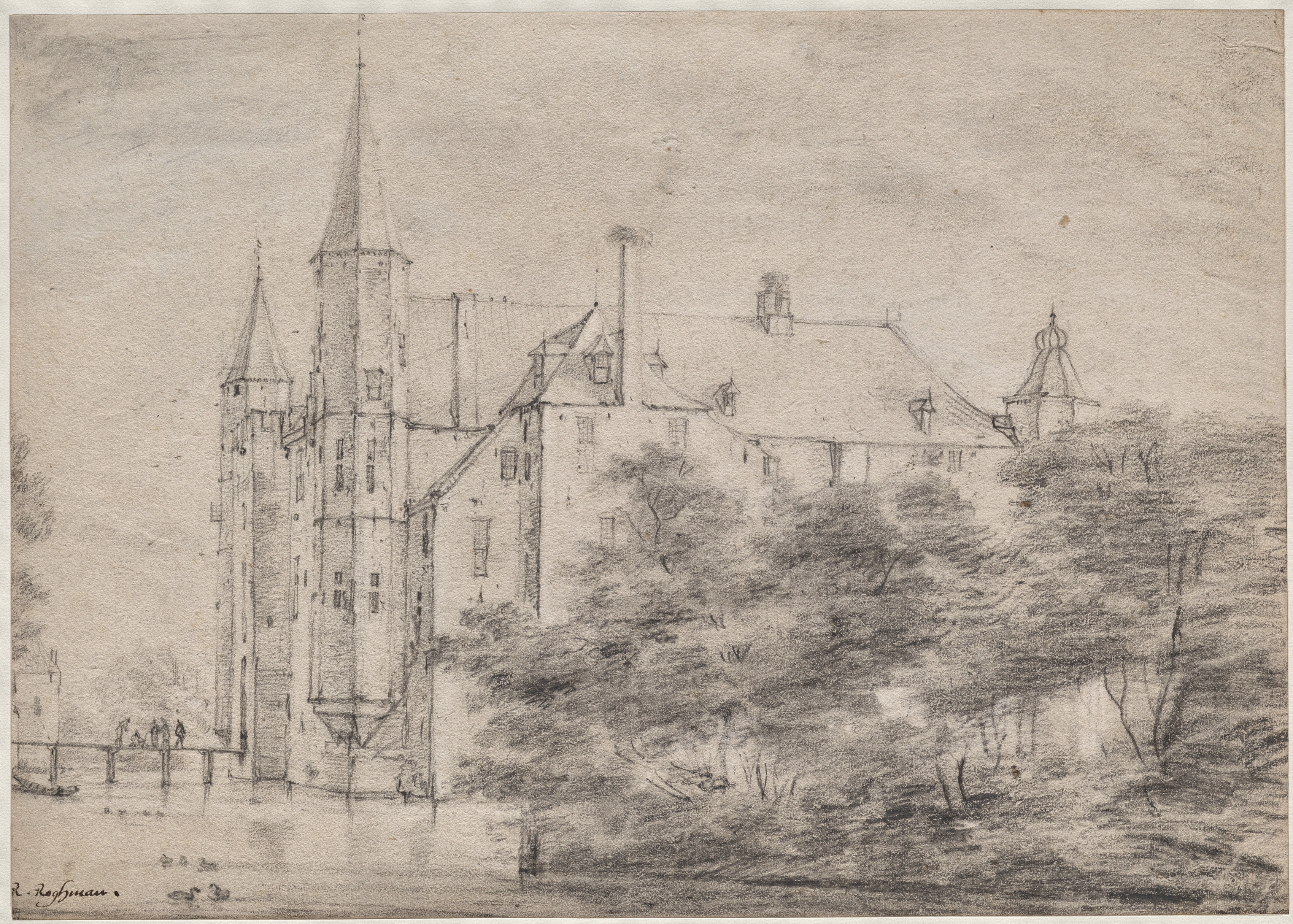 Roelant Roghman, Zuylen Castle Near Utrecht