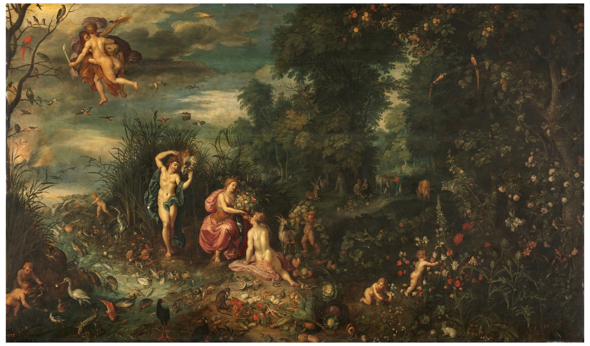Jan Brueghel the Younger, Abundance and the Four Elements
