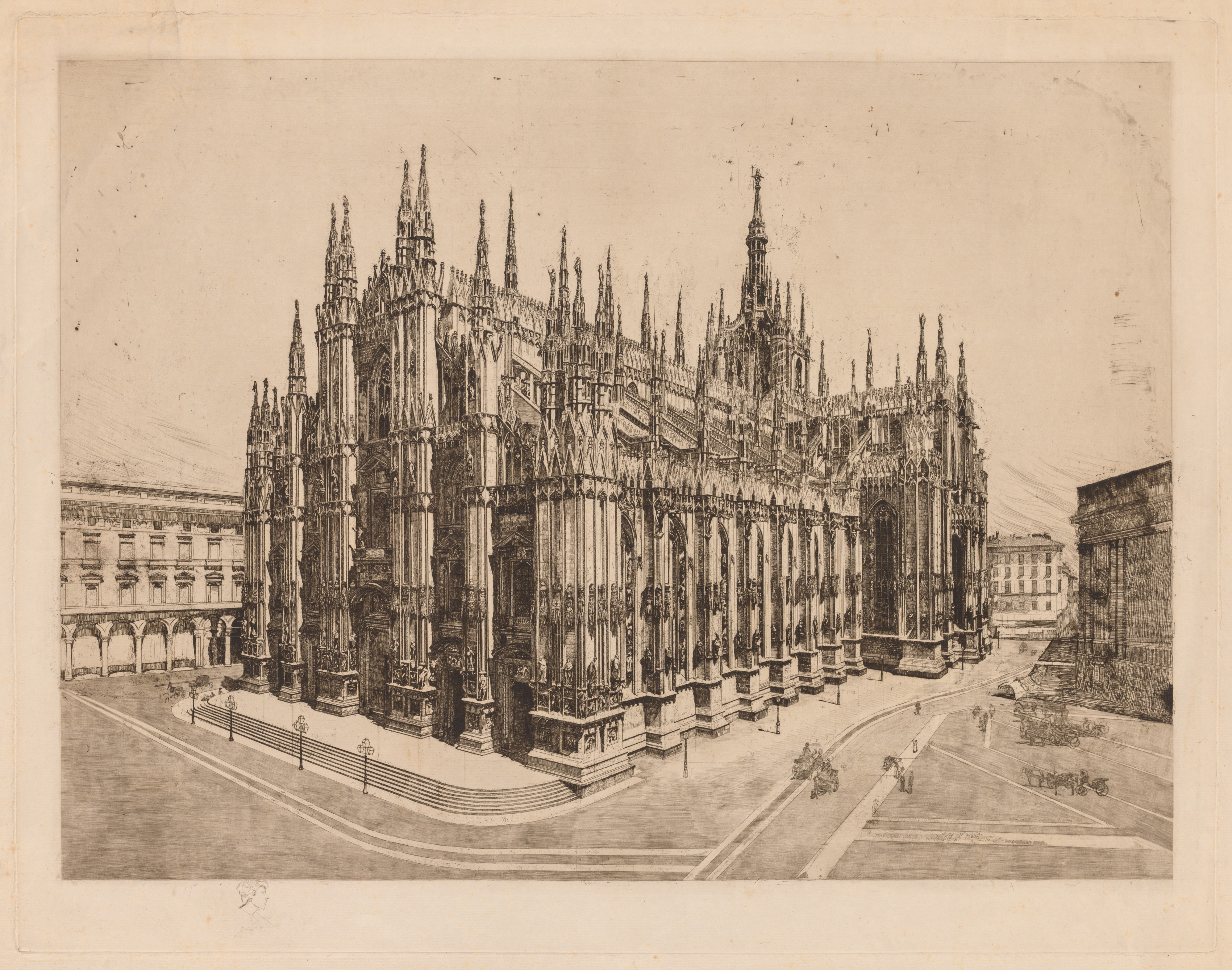 Otto H. Bacher, Cathedral, Milan