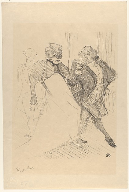 Henri de Toulouse-Lautrec, Réjane and Galipaux, in Madame Sans-Géne