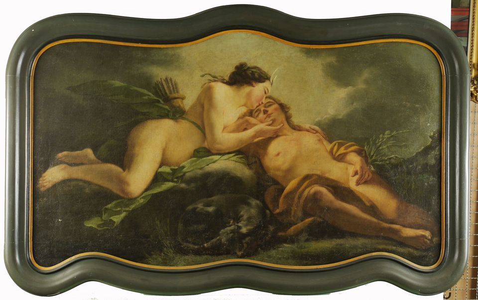 Johann Christian von Mannlich, Supraporte: Selene und Endymion