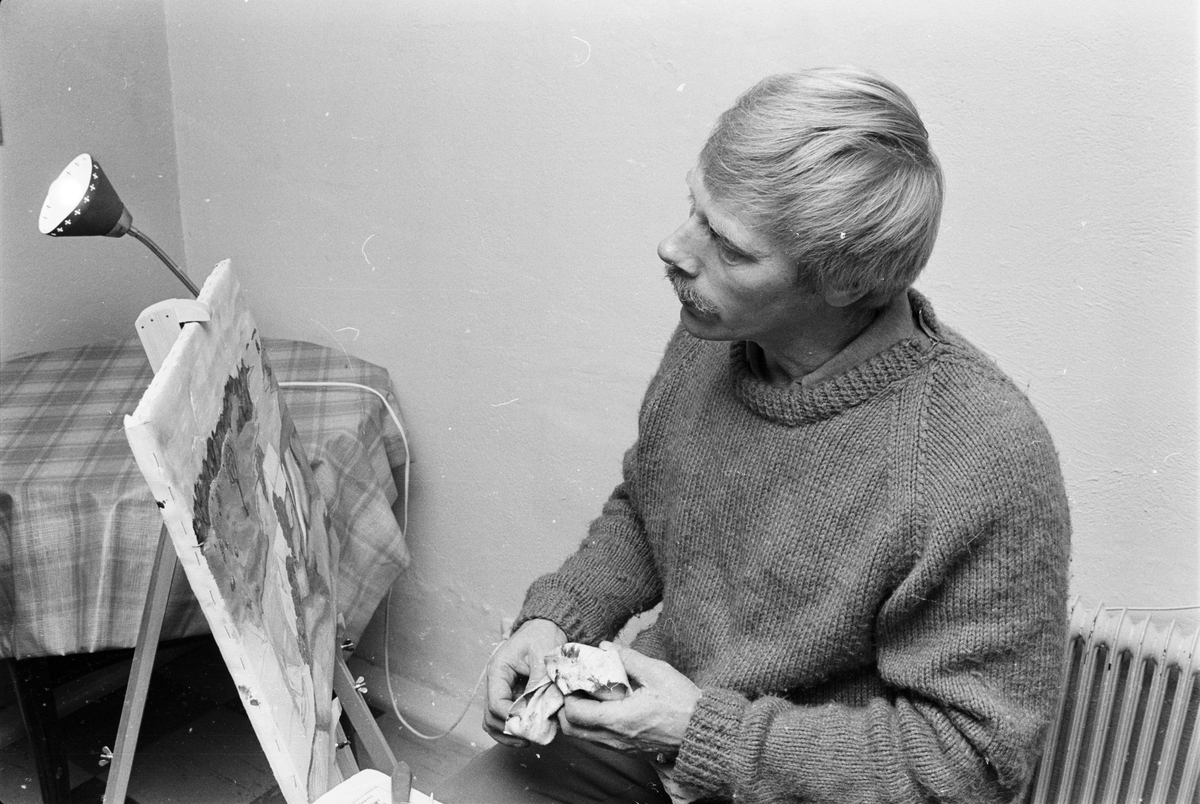 Tierp Arbetarbladet, Konstkurs, Mehedeby, Uppland, 1972