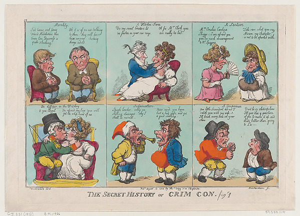 Thomas Rowlandson, The Secret History of Crim Con, Fig 1