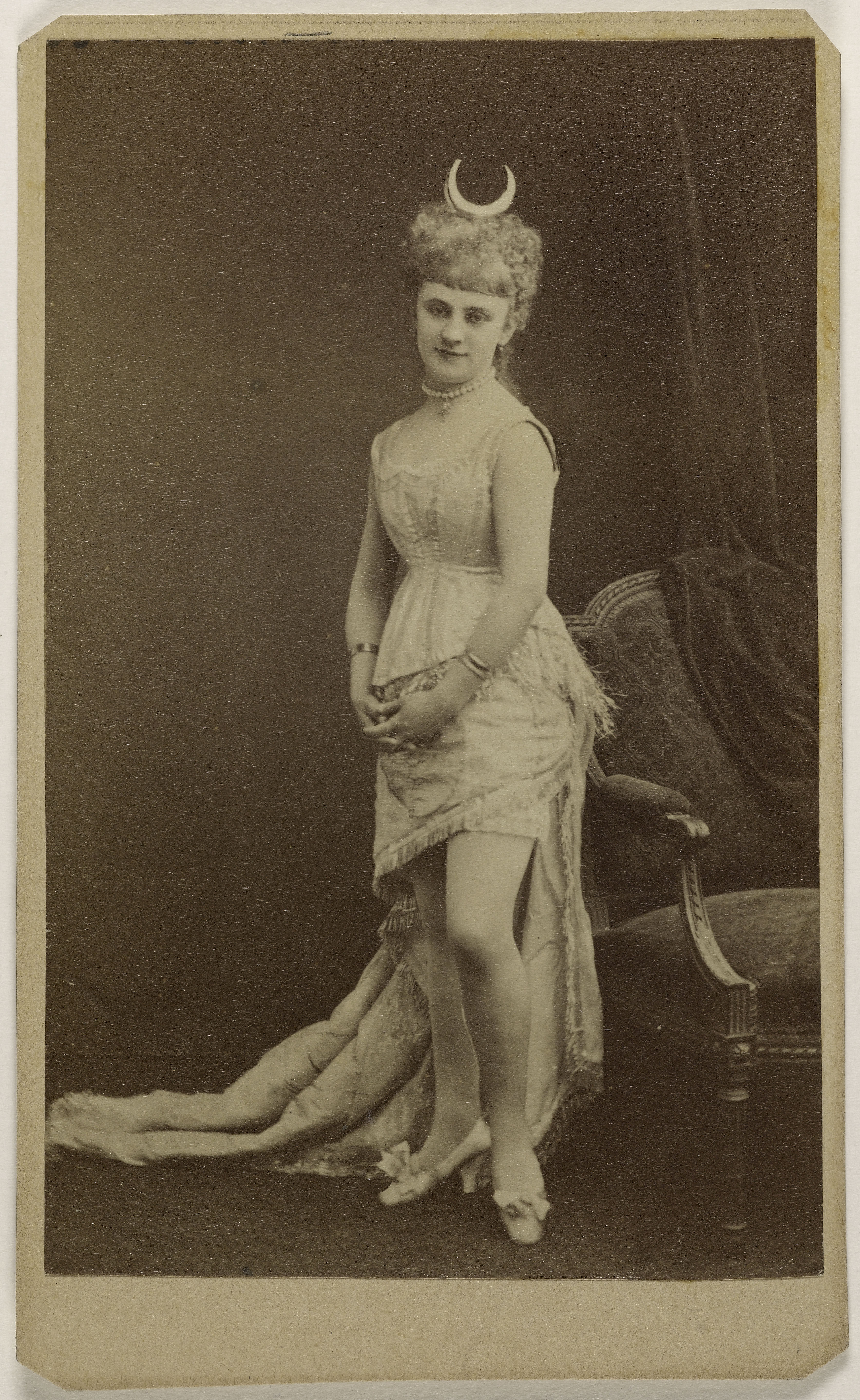Anonyme, Portrait de Beaumaine (ou Baumaine), Juliette, (danseuse)
