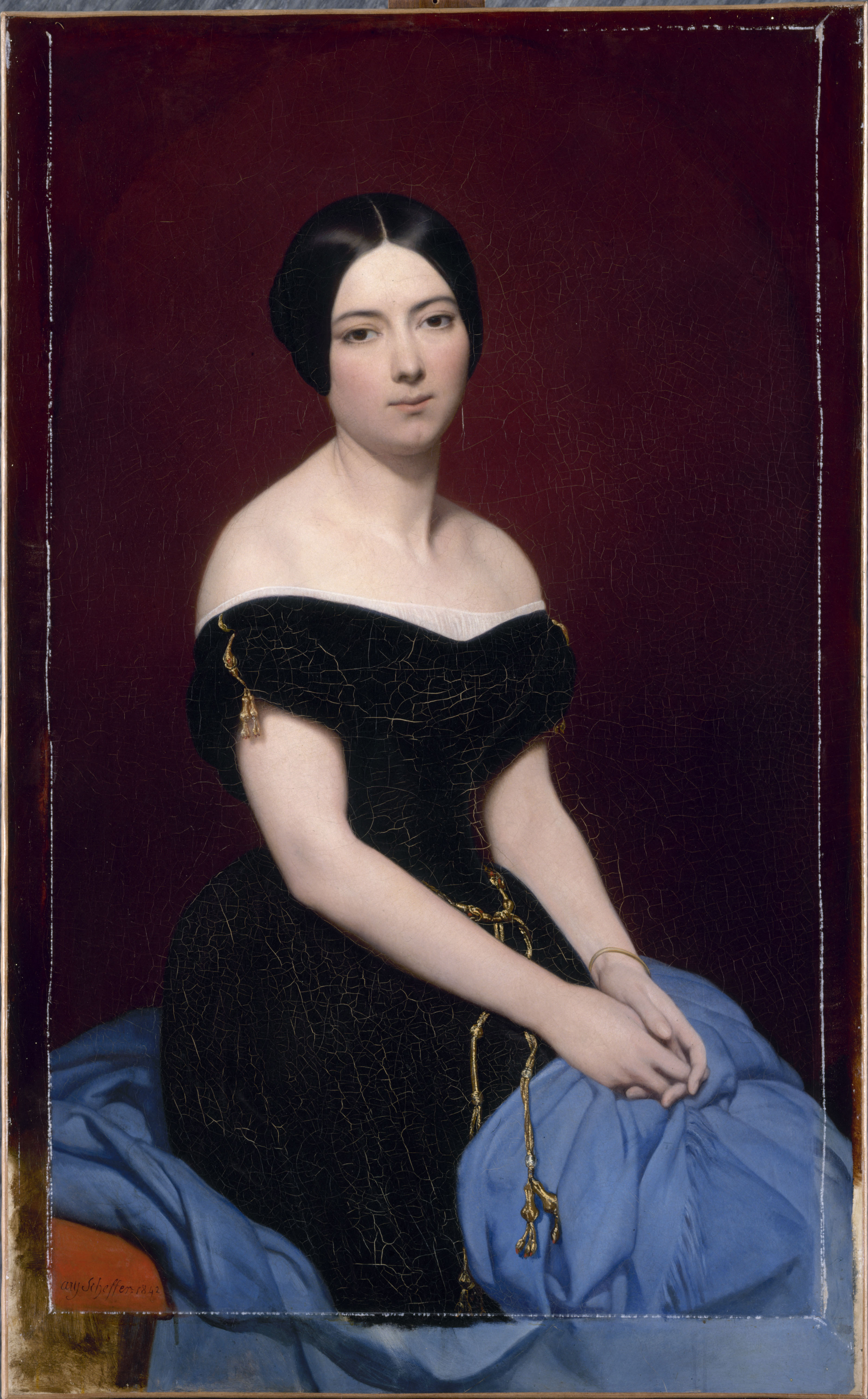 Ary Scheffer, Portrait de Madame Edouard Caillard