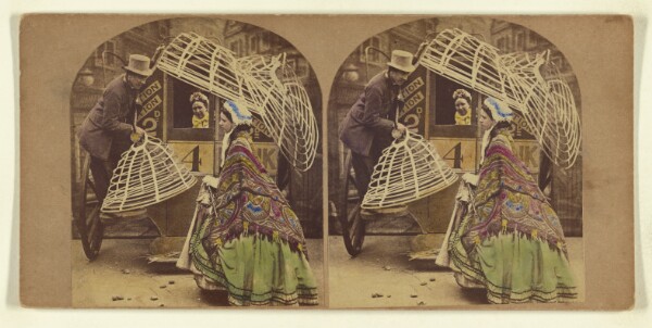 London Stereoscopic and Photographic Company, "Werry Sorry, M'am, But Yer'l Av to Leave Yer Krinerline Outside."
