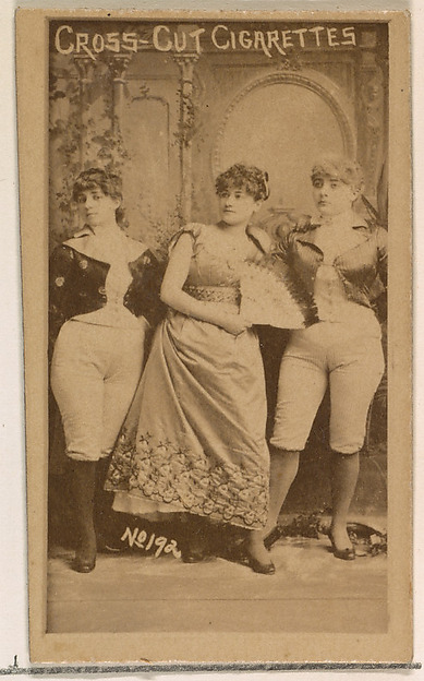 W. Duke, Sons & Co., Card Number 192, from the Actors and Actresses series (N145-1) issued by Duke Sons & Co. to promote Cross Cut Cigarettes