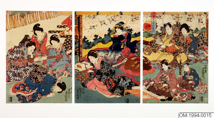 Utagawa Kunisada (Toyokuni III), Träsnitt, Bildkonst, Print, Woodcut, Woodblock