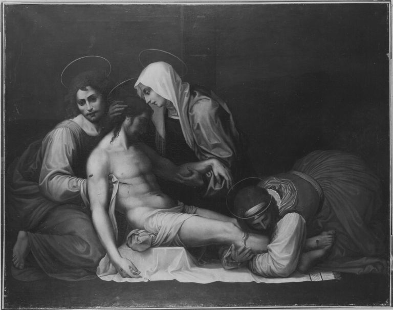 August Wolf, Die Beweinung Christi (nach Fra Bartolomeo)