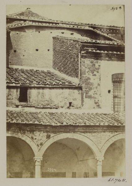 Parker, John Henry, Church of S. Croce in Gerusalemme - Details of construction, Praetorium, A.D. 160; Apse, A.D. 338; Sacristy, A.D. 950; Cloister, c. A.D. 1350.