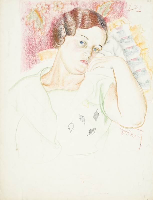 Eduard (autor) Wiiralt, Naise pea