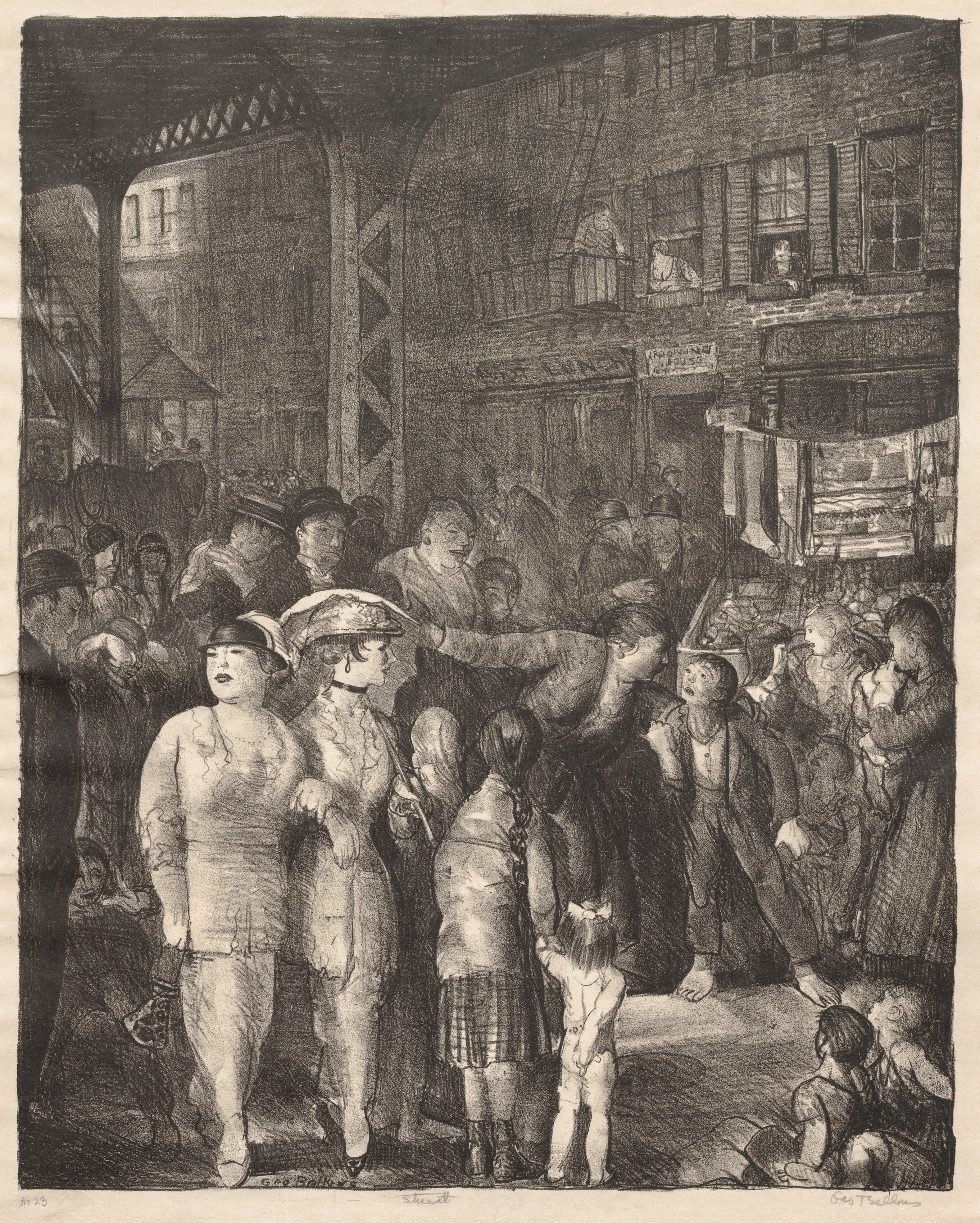 George Bellows, The Street