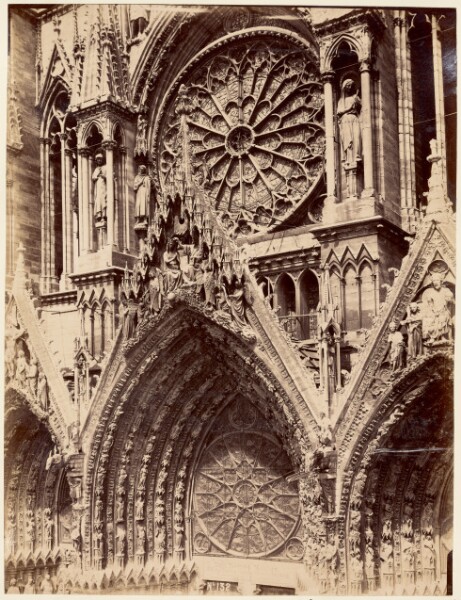 Unknown, [Reims Cathedral, Central Arch West Doorway]