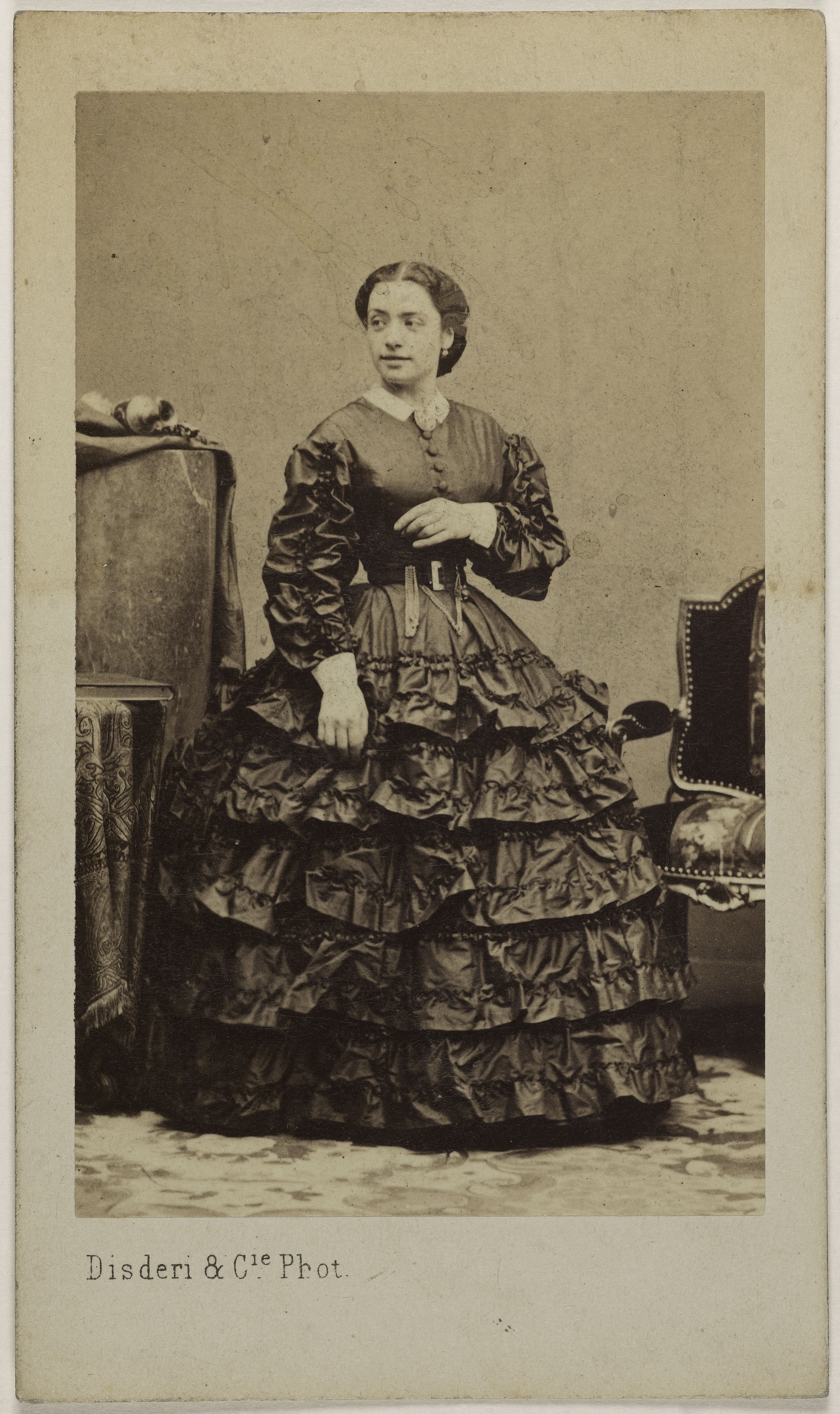 Disderi & Cie, Portrait de Bélia, Zoé, (née Victorine-Zoé Delau), (1836-), (chanteuse)