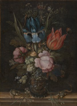 Roelant Savery, Flowers in a Glass