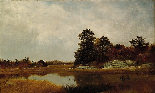 John Frederick Kensett, October in the Marshes