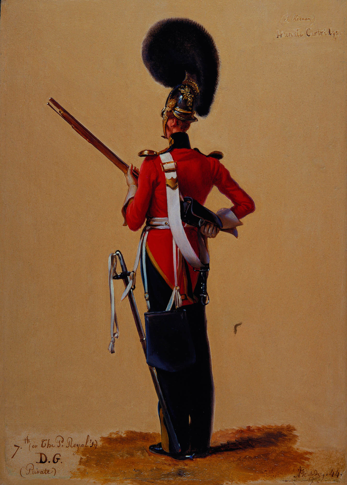 Alexandre Jean Dubois-Drahonet, Private John Kernan (b. 1806), 7th (The Princess Royal's) Dragoon Guards