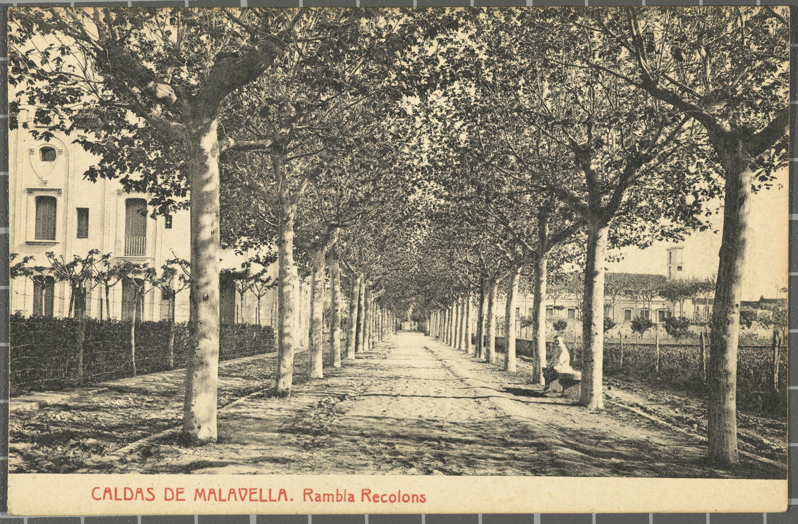 Josep Thomas Bigas, MALAVELLA CALDAS. Rambla Supports