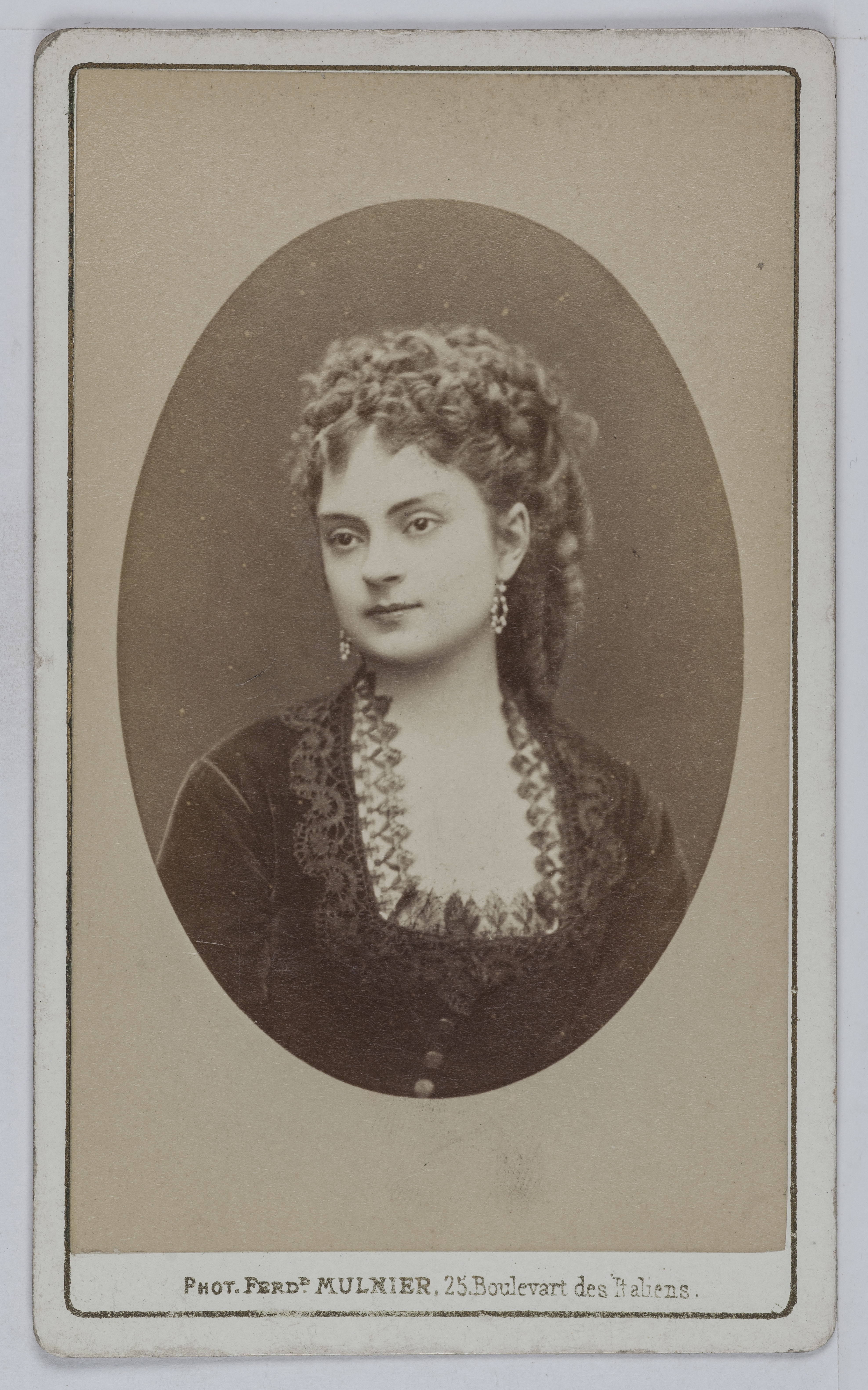 Ferdinand Mulnier, Portrait de Ricois, danseuse à l'Opéra.