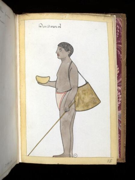 Unknown, One of sixty-three drawings from an Album depicting Sinhalese occupations and castes.