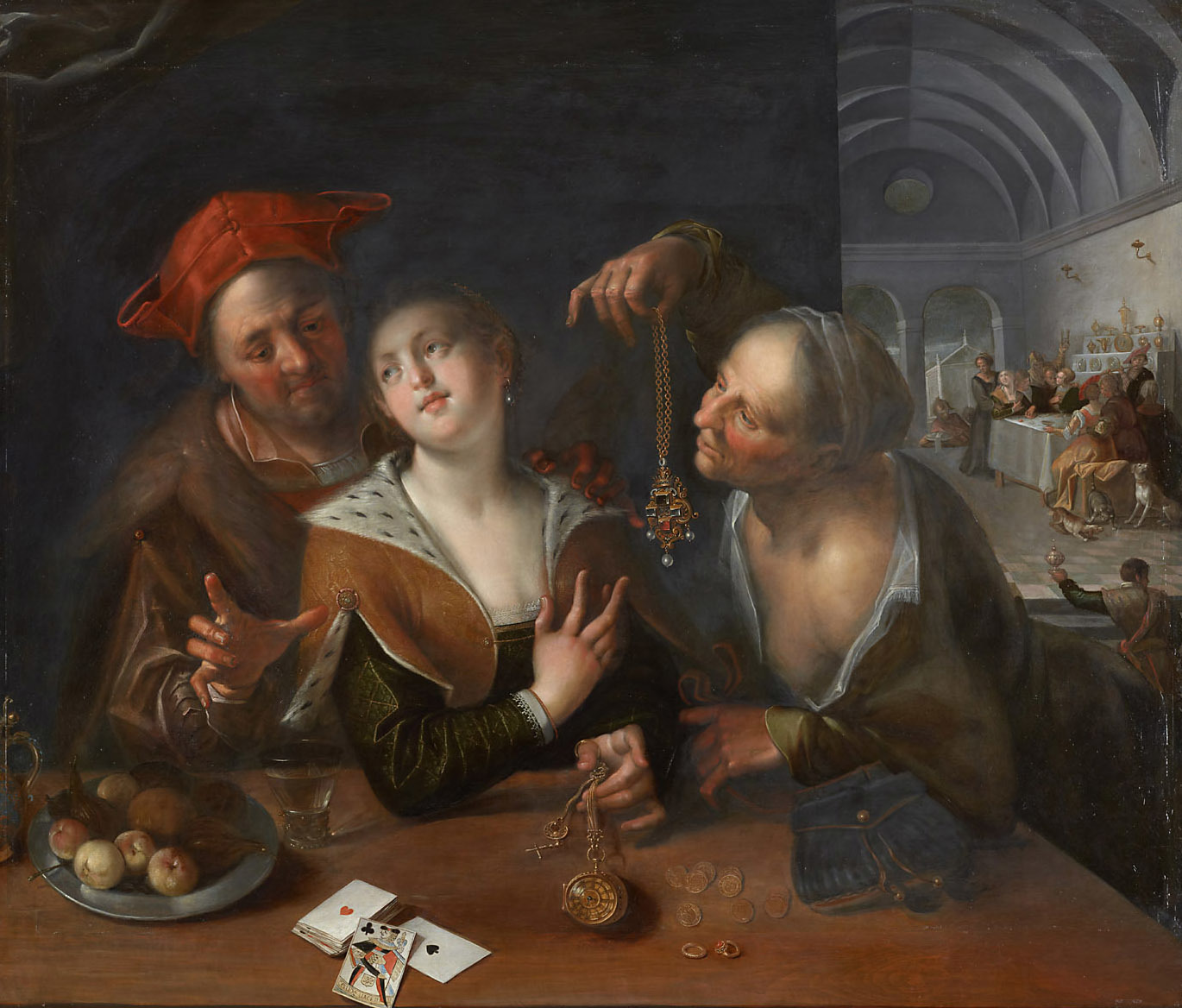 Hans von Aachen, Couple Scene