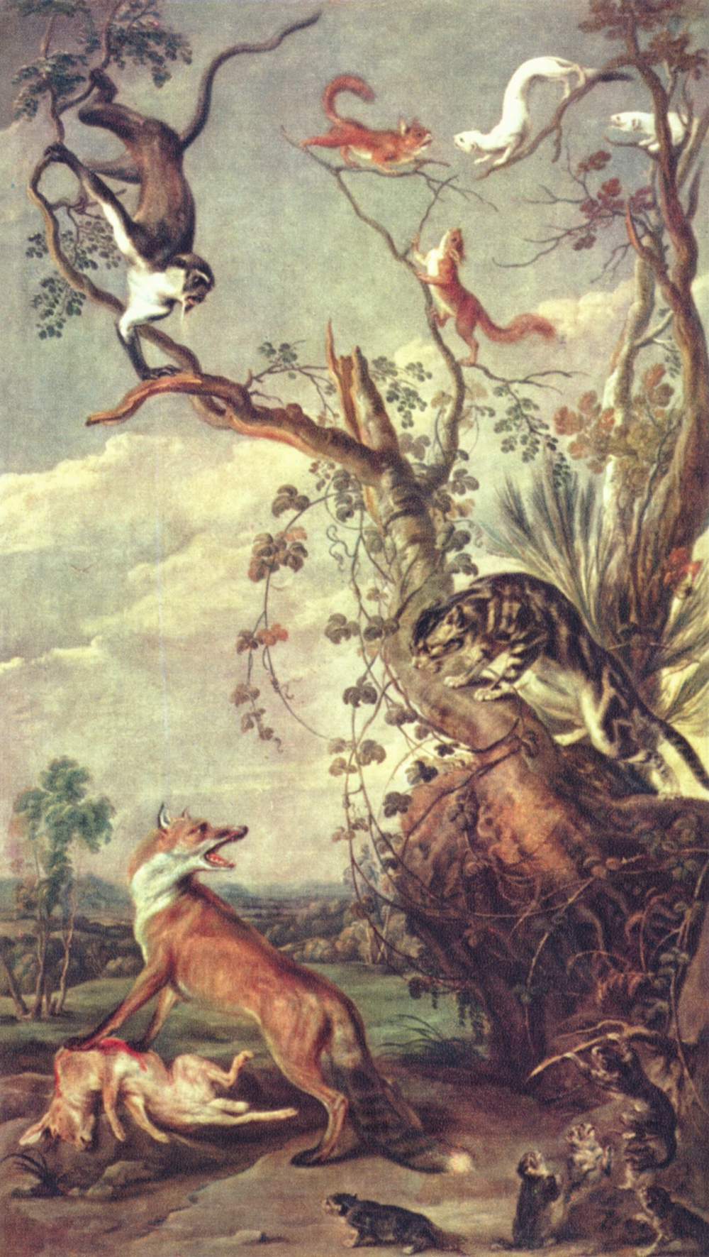 Frans Snyders, Fox and cat