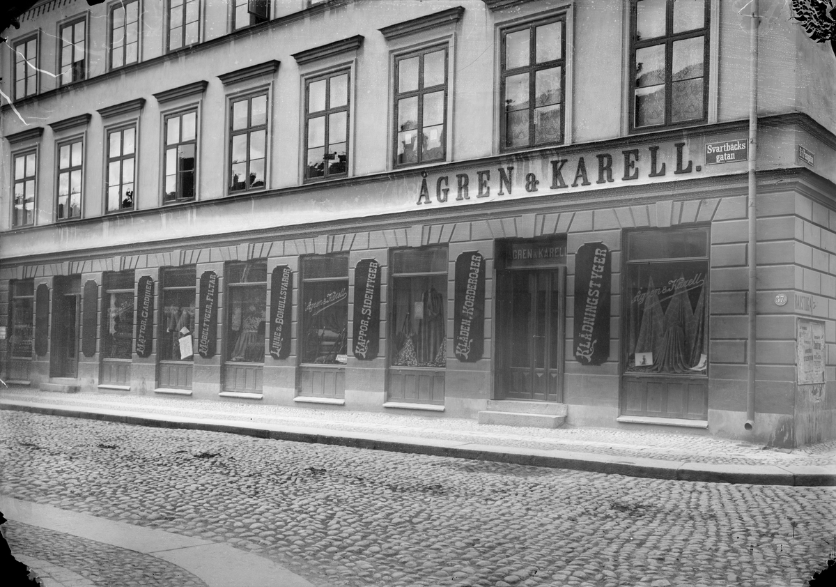 Henri Osti's Fotografiateliér, AB Ågren & Karell, Svartbäcksgatan 6, Uppsala