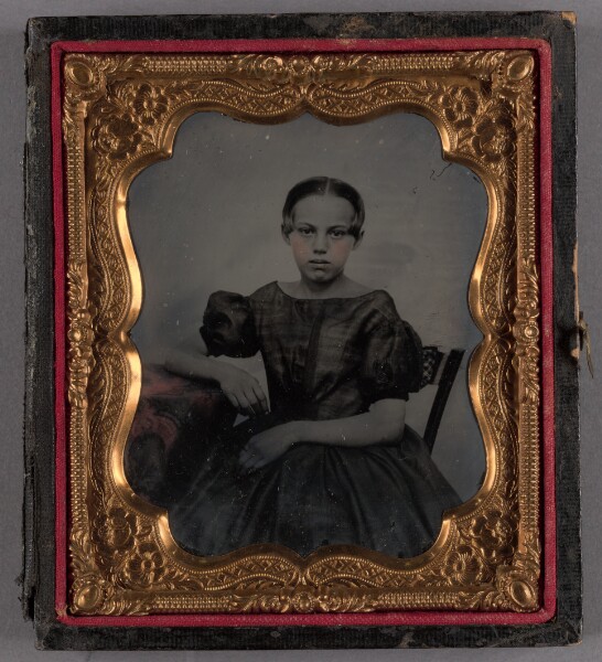 Unknown, [Portrait of a Seated Girl]