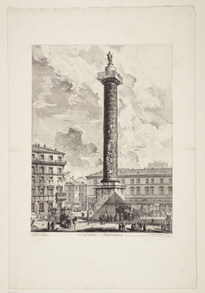 Giovanni Battista Piranesi, Marcus Aurelius' søjle