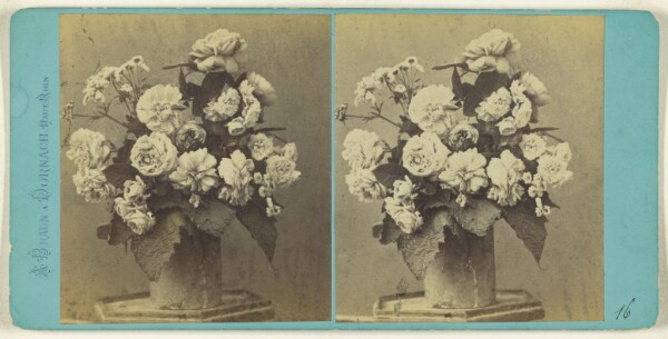 Adolphe Braun, [Vase of flowers]