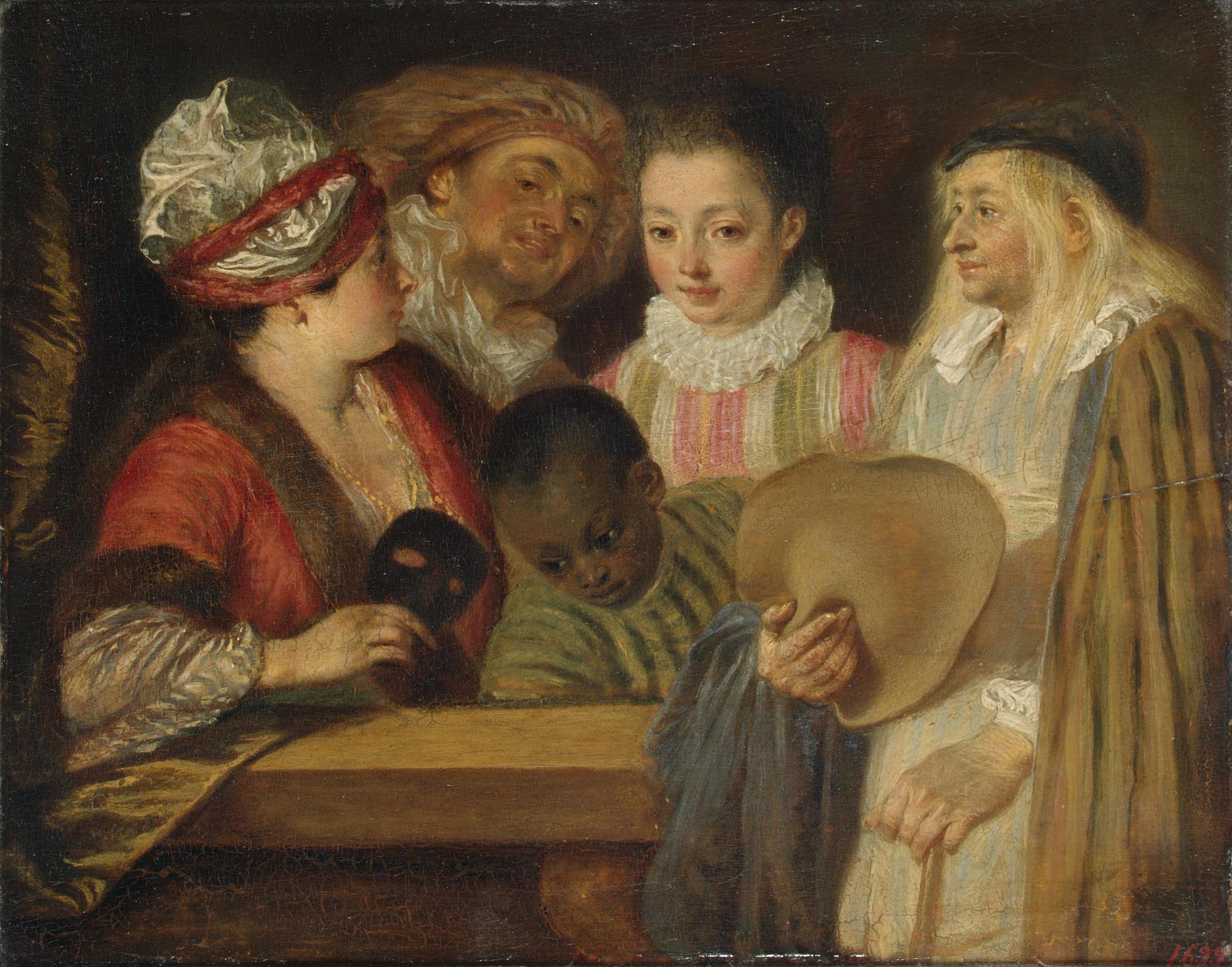 Jean-Antoine Watteau, Actors of the Comedie-Francaise